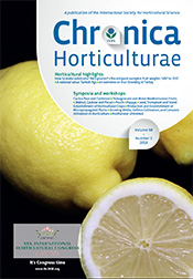Chronica Horticulturae Volume 58 Number 2 + ISHS Membership Directory 2017
