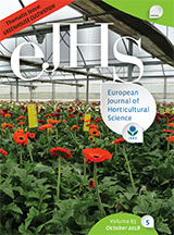 eJHS Volume 83/5 (October 2018) - Thematic Issue: Greenhouse Cultivation